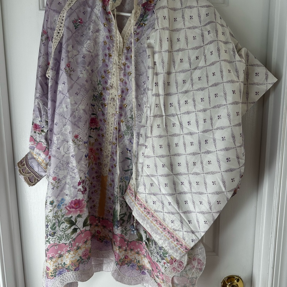 NEW Farah Talib Aziz Kira lavender outfit M - Picture 7 of 7